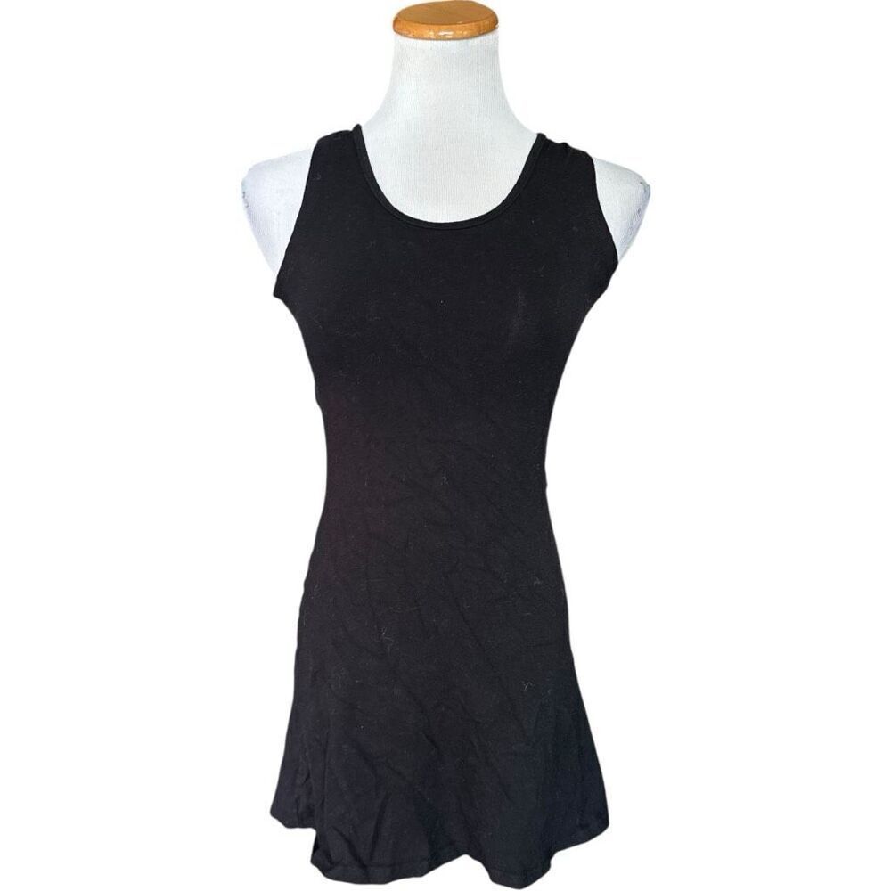 Womens Earthbound Trading Company Co Sleeveless Black Colorful Strap Dress - M